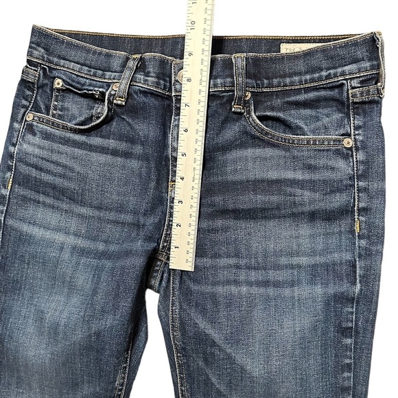 Rag and Bone Dre Denim Darker Blue Low Rise Straight Leg Jeans Womens Size 26 - Picture 5 of 9